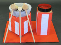 餅つき用杵臼セット画像