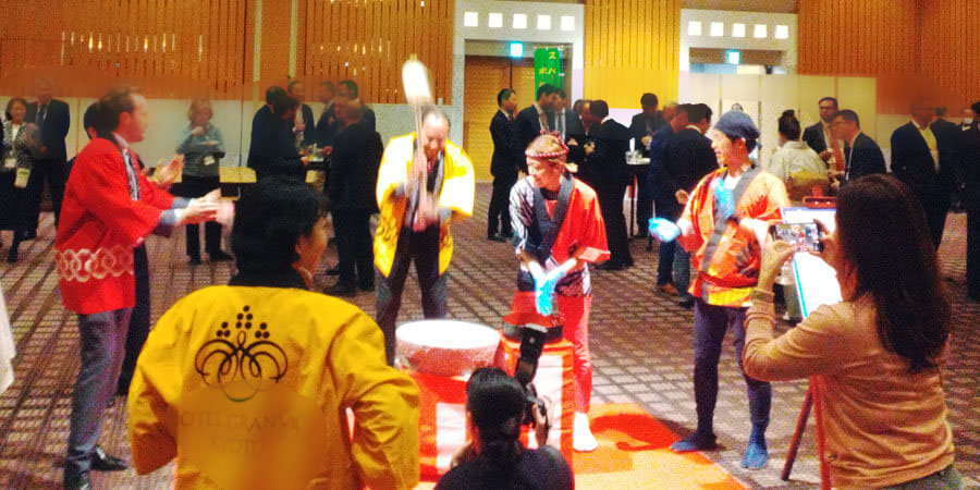 インバウンド向け餅つきイベント